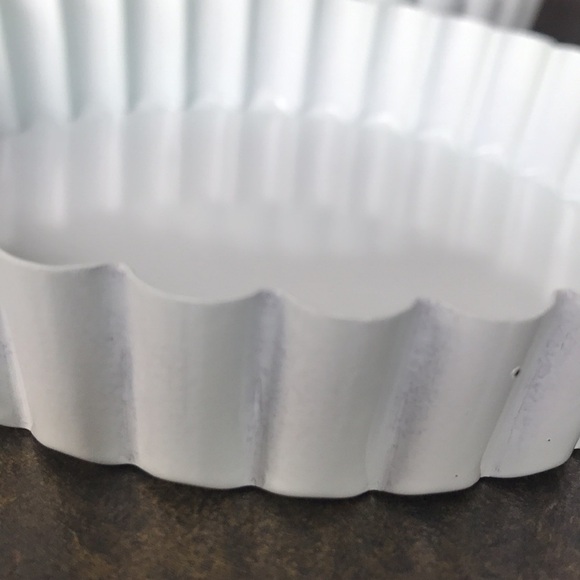 NWOT Quiche tartlet pie flutted pans light mint green non stick removable bottom - Picture 12 of 12